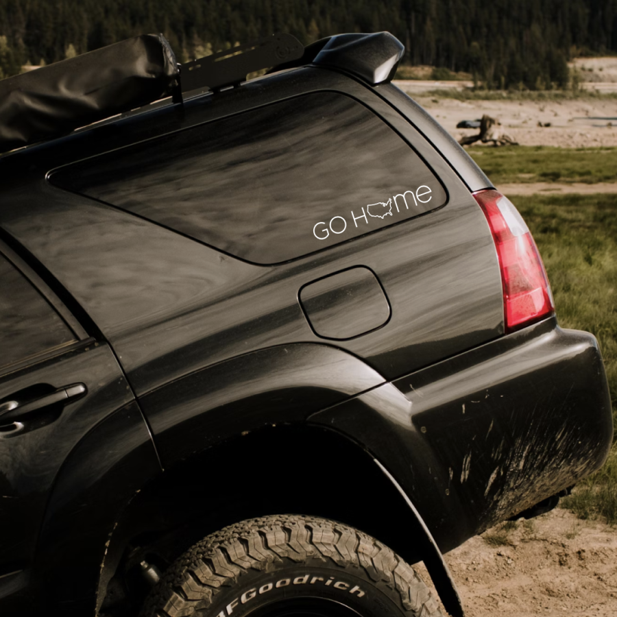 Go Home vinyl sticker