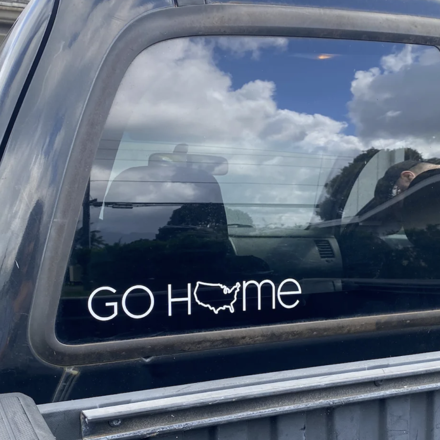 Go Home vinyl sticker